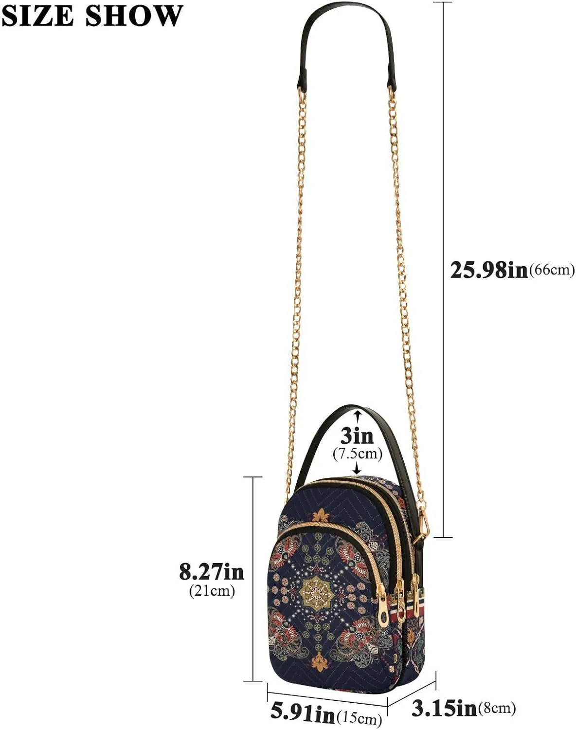 Cell Phone Purse Crossbody Handbag Durable Shoulder Bag Sturdy Travel Pouch