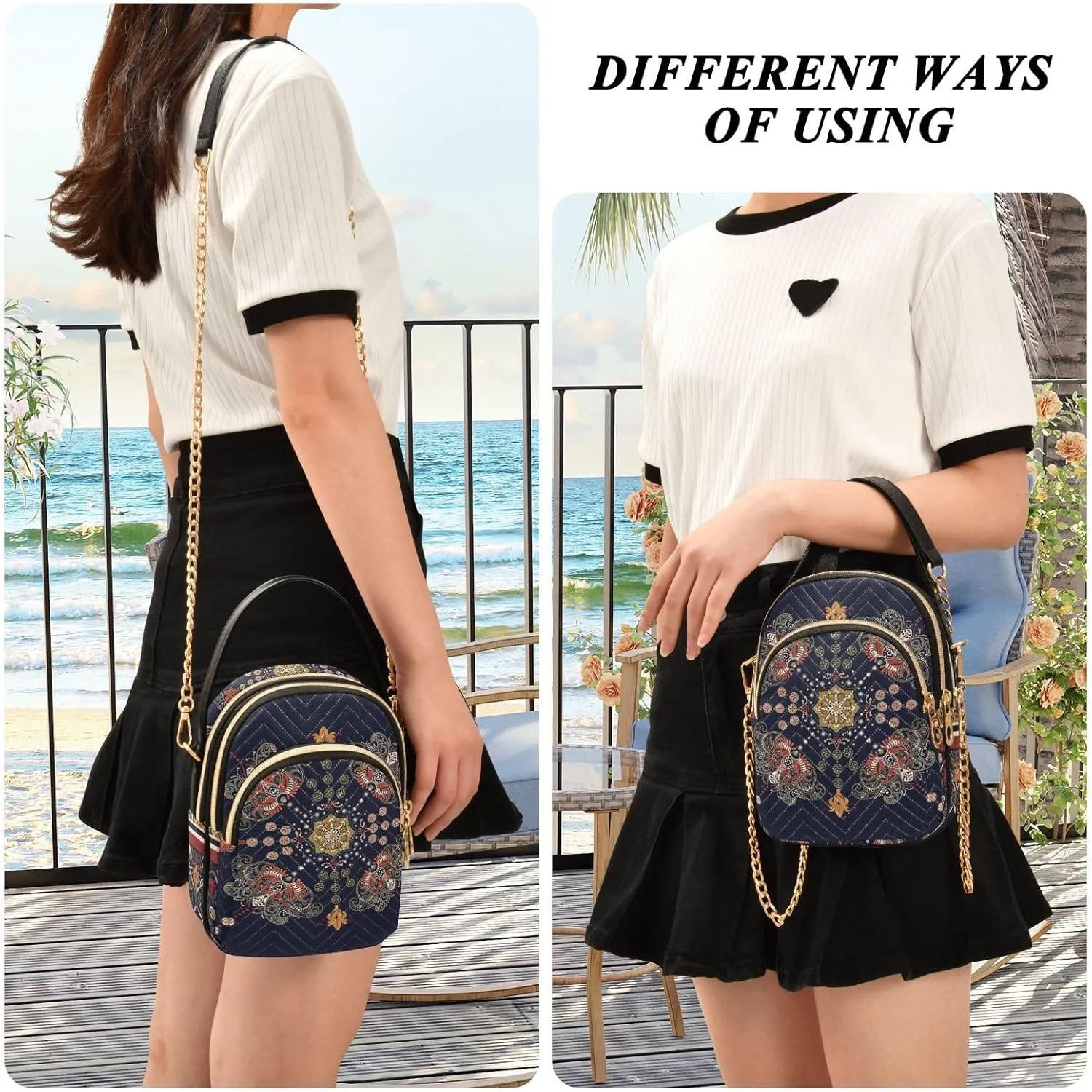 Cell Phone Purse Crossbody Handbag Durable Shoulder Bag Sturdy Travel Pouch