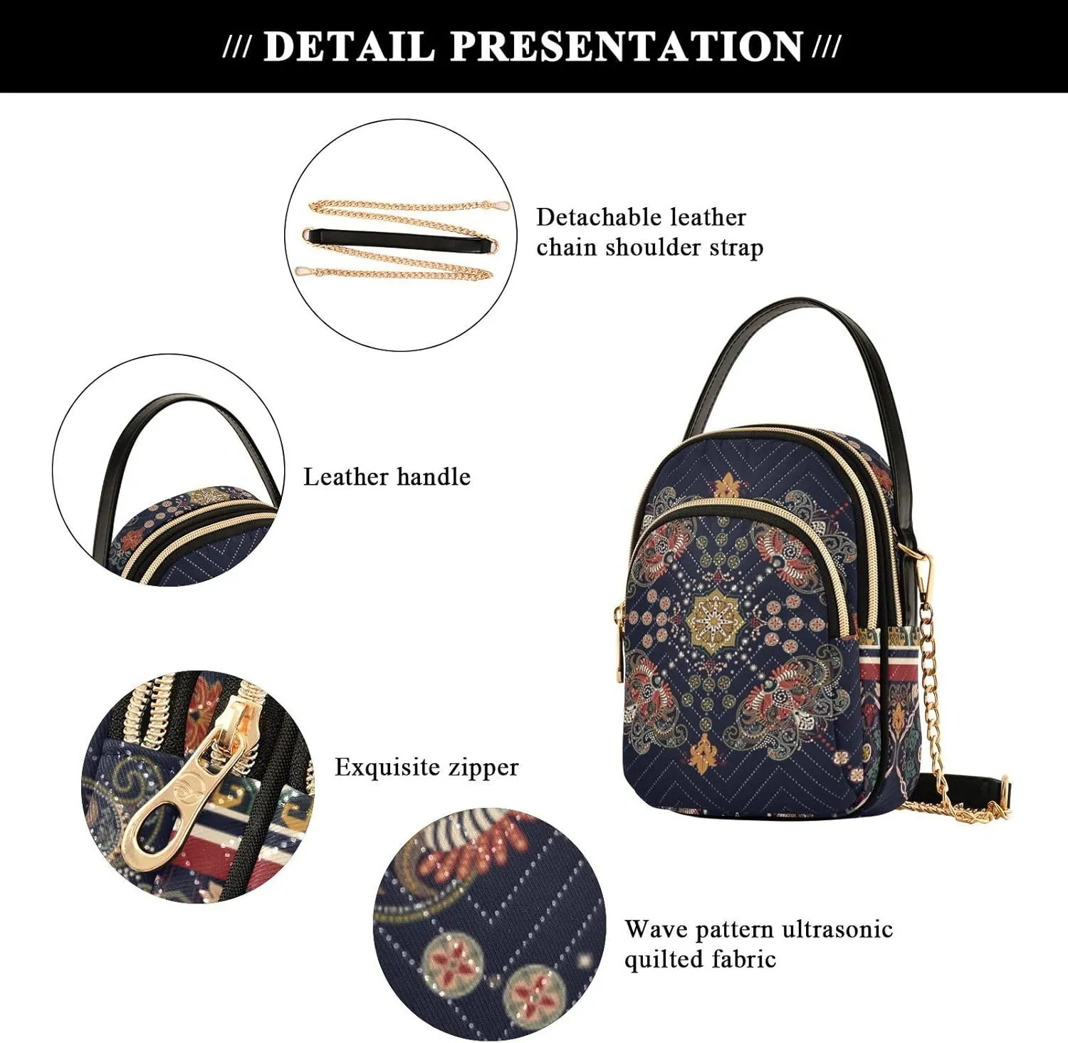 Cell Phone Purse Crossbody Handbag Durable Shoulder Bag Sturdy Travel Pouch