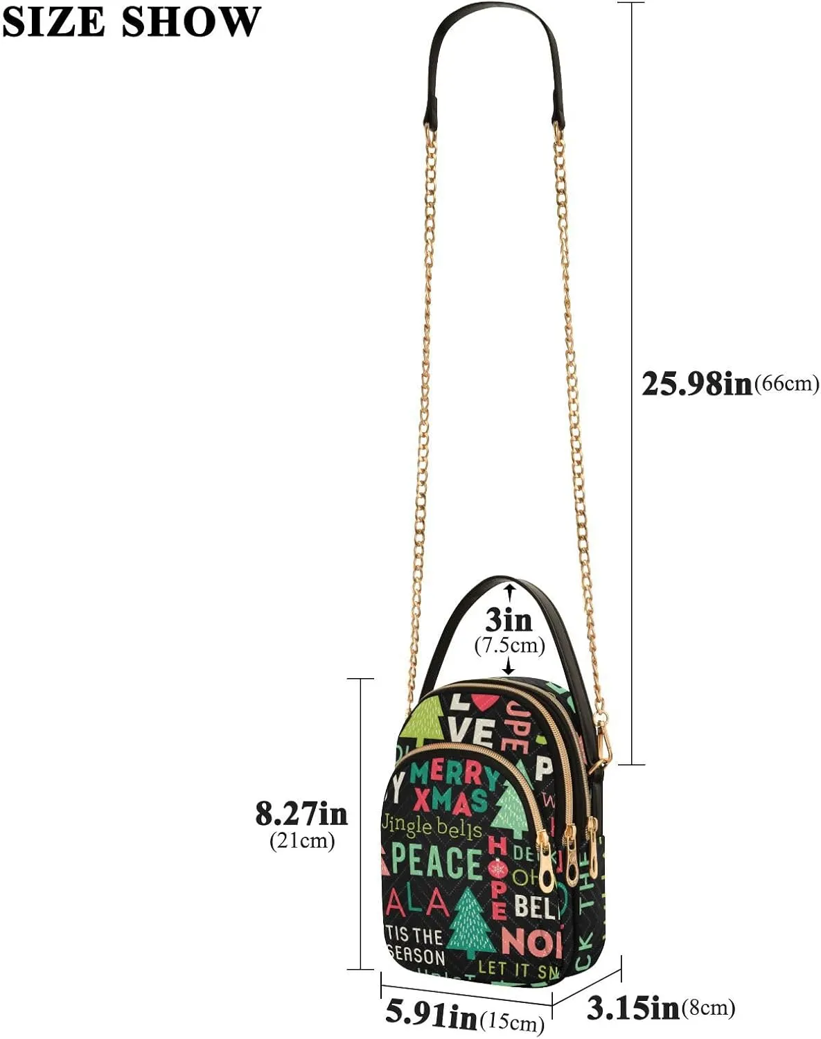 Cell Phone Purse Crossbody Handbag Durable Shoulder Bag