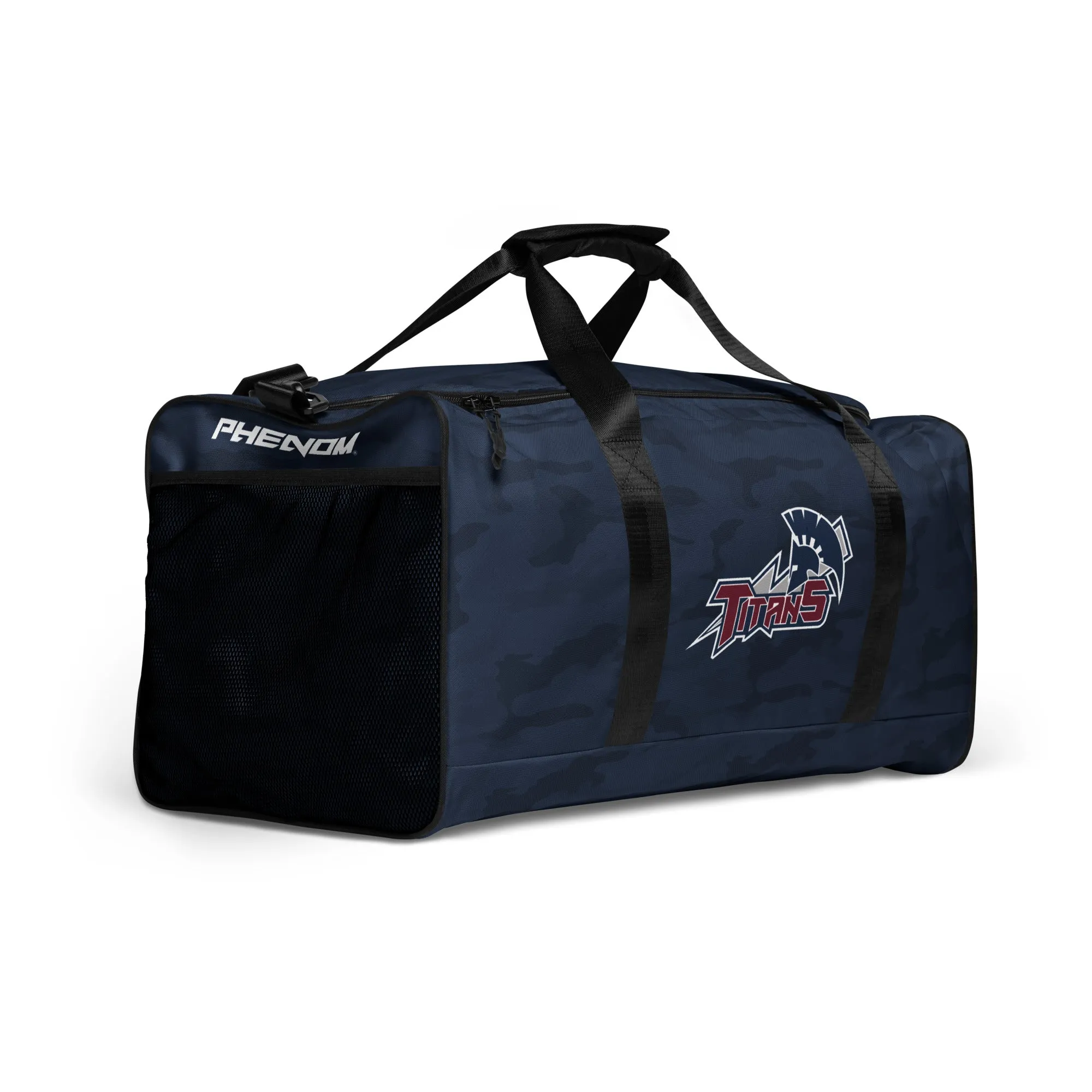 Central Georgia Technical College Game Staff Camo Navy Duffle Bag