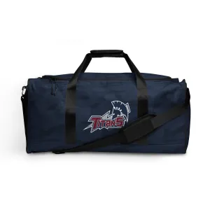 Central Georgia Technical College Game Staff Camo Navy Duffle Bag
