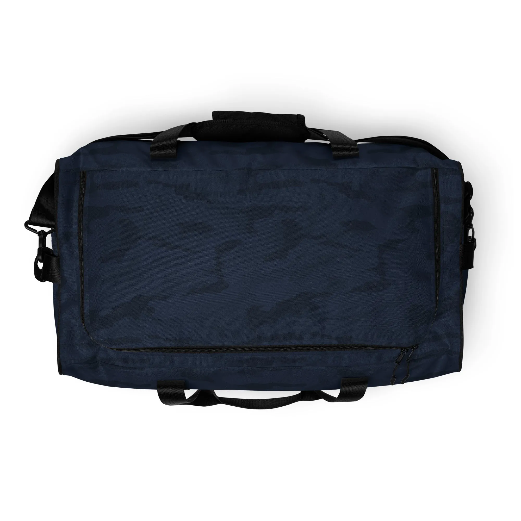 Central Georgia Technical College Game Staff Camo Navy Duffle Bag