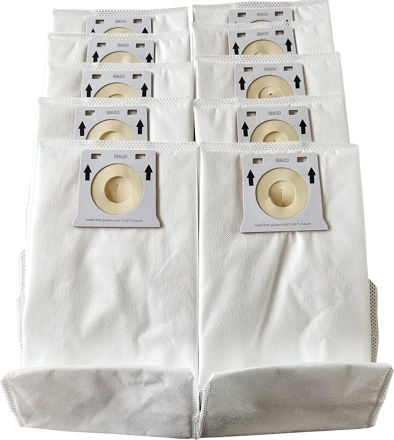 CF Clean Fairy 10pack IB600 Cloth Filter Bags Compatible with Kenmore Intuition Upright Vacuum Cleaners BU4018 BU4020 BU4022 BU4050