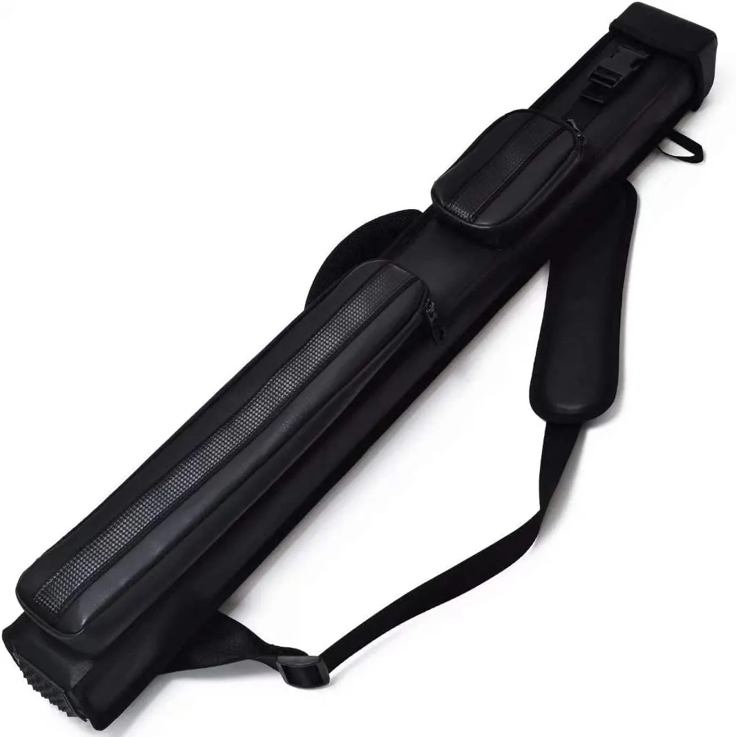 Champion 2X2,2X3,3X4 Nylon/Leatherette Billiard Pool Cue Stick Hard Case