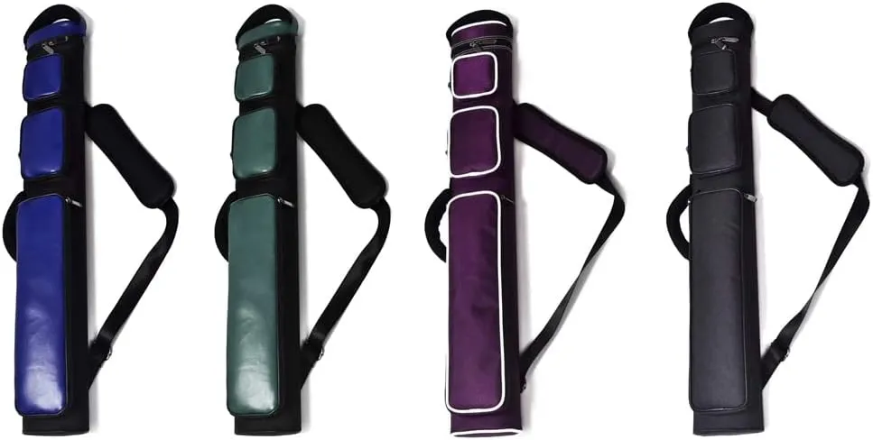 Champion 2X4,3x6 Nylon/Leatherette Billiard Pool Cue Stick Hard Carrying Case 4S2B, 6S3B