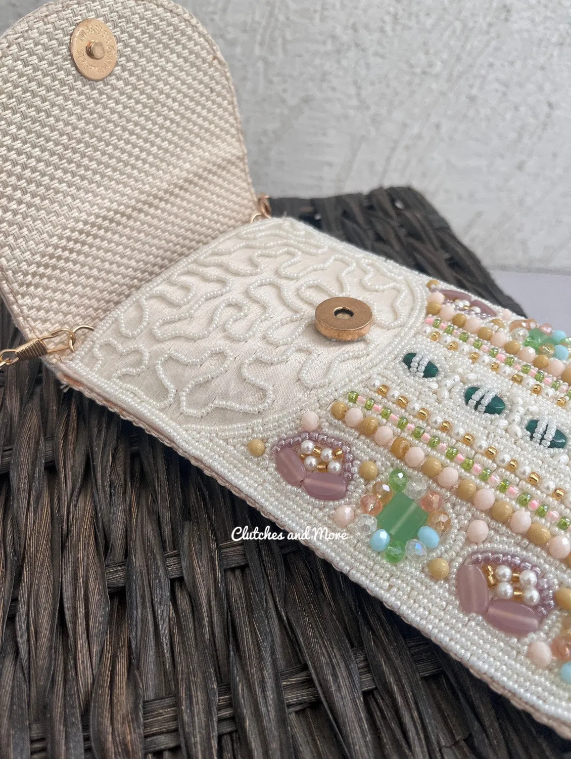 Chandni Charm Mobile Sling White