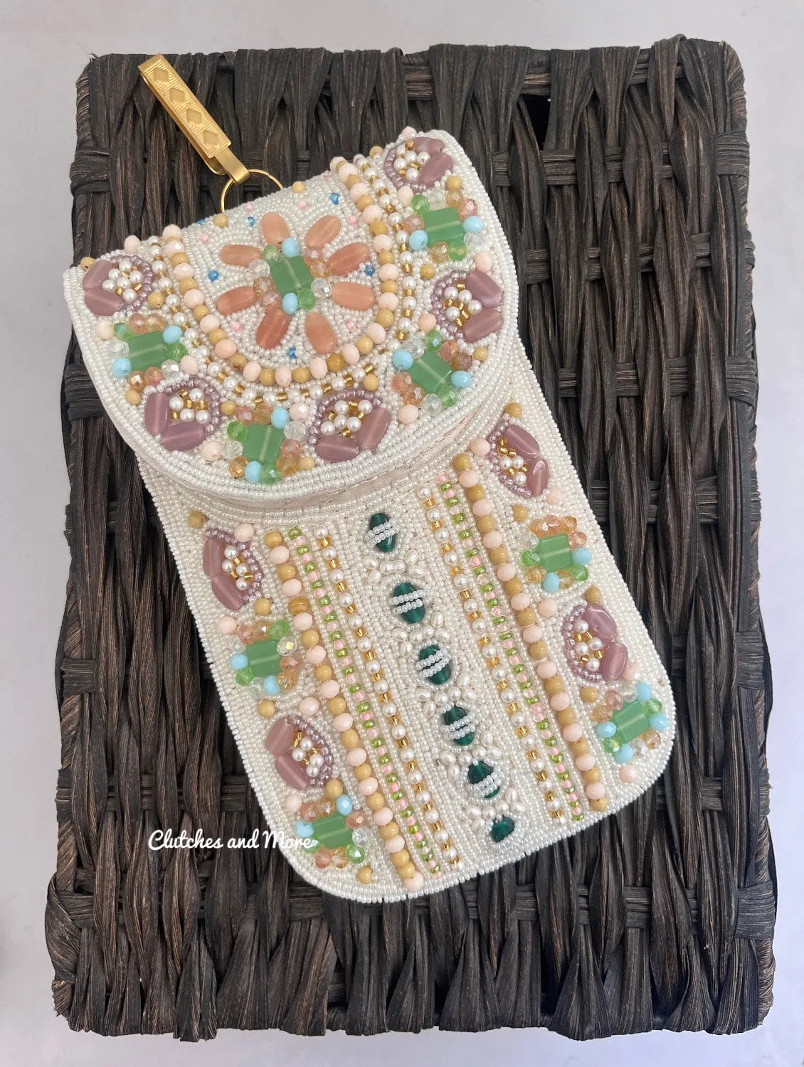 Chandni Charm Mobile Sling White
