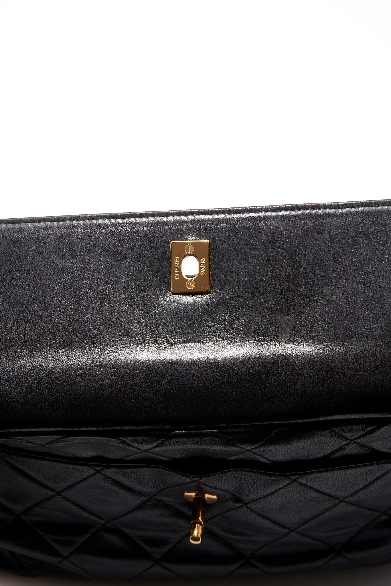 Chanel Quilted Black Camera Crossbody Bag