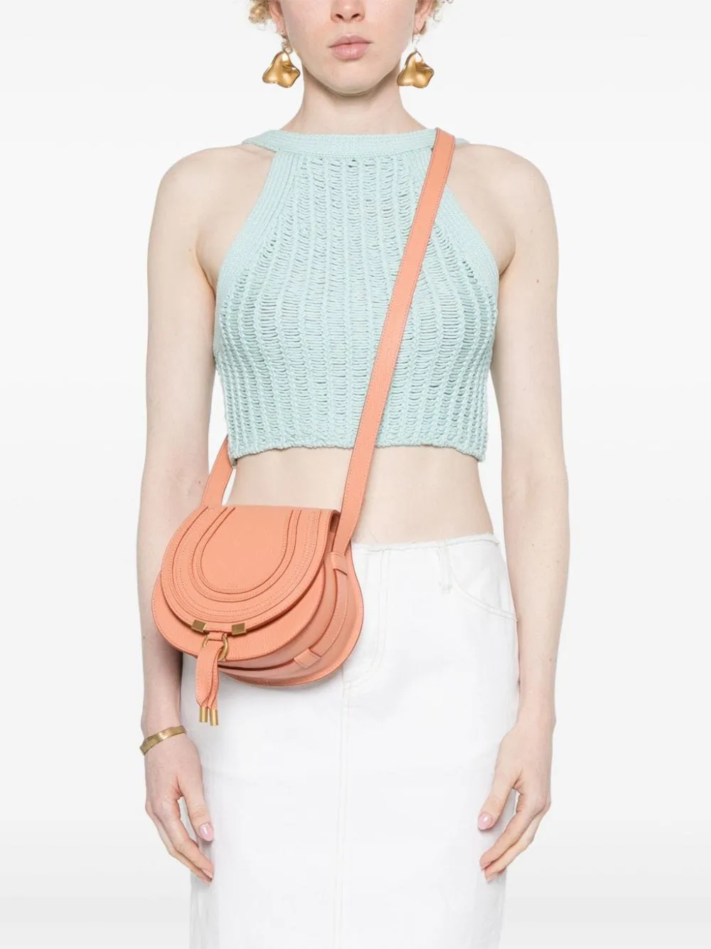Chloè Marcie Small Leather Crossbody Bag