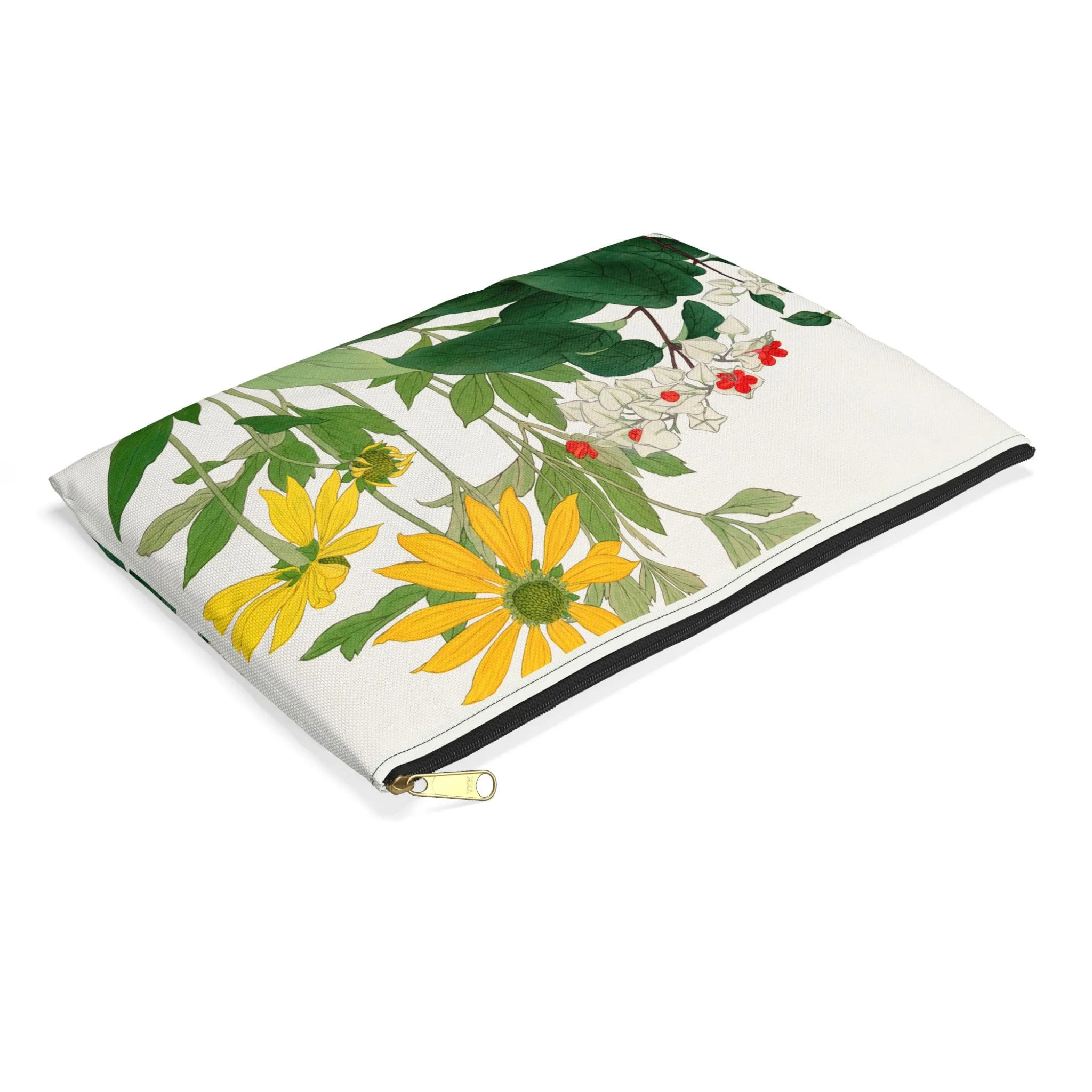 Clerodendrum & Rudbeckia by Tanigami Kônan Accessory Pouch