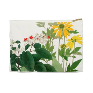 Clerodendrum & Rudbeckia by Tanigami Kônan Accessory Pouch