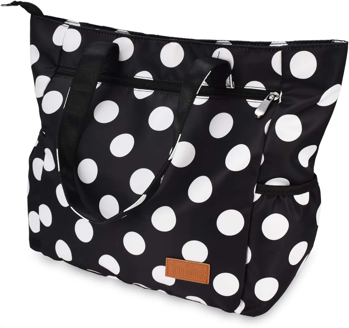 CLOUDMUSIC Shoulder Tote Bag For Nurses Teachers Work Gym Travel Beach Women With Large Capacity Waterproof