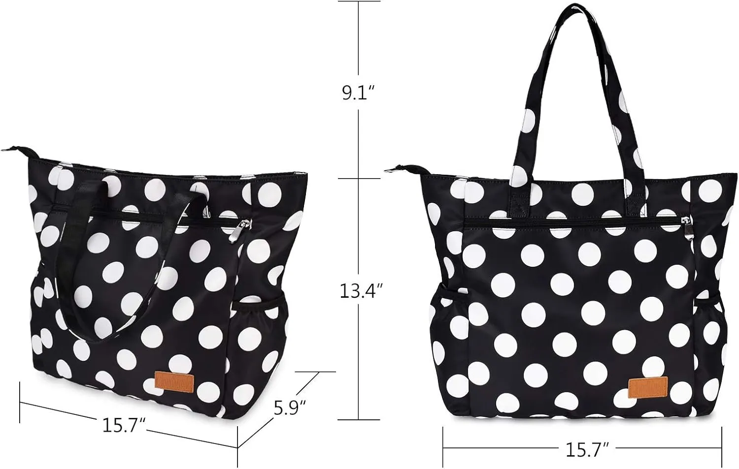 CLOUDMUSIC Shoulder Tote Bag For Nurses Teachers Work Gym Travel Beach Women With Large Capacity Waterproof