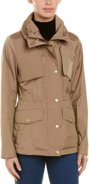 Cole Haan Women's Short Packable Rain Jacket