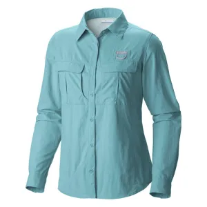 Columbia Women Red Cascades Explorer Long Sleeve Shirt