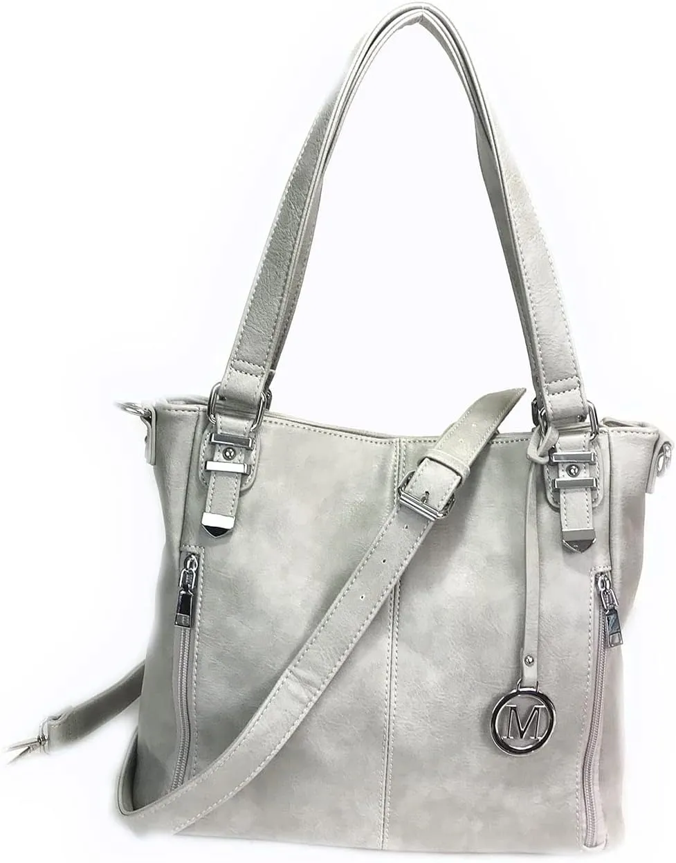 Concealed Carry Hobo Bag with Hidden Lock Multi Pockets CCW Tote Bag