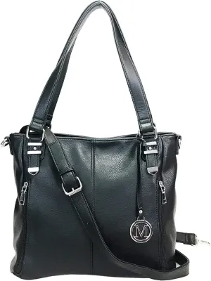 Concealed Carry Hobo Bag with Hidden Lock Multi Pockets CCW Tote Bag