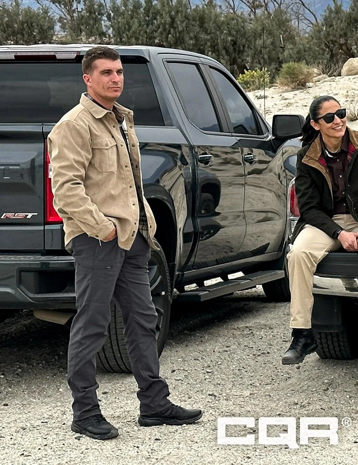 CQR Men's Vent Stretch Pants, Quick Dry Lightweight Casual Cargo Pants, Water Resistant Straight-Fit Utility Work Pants