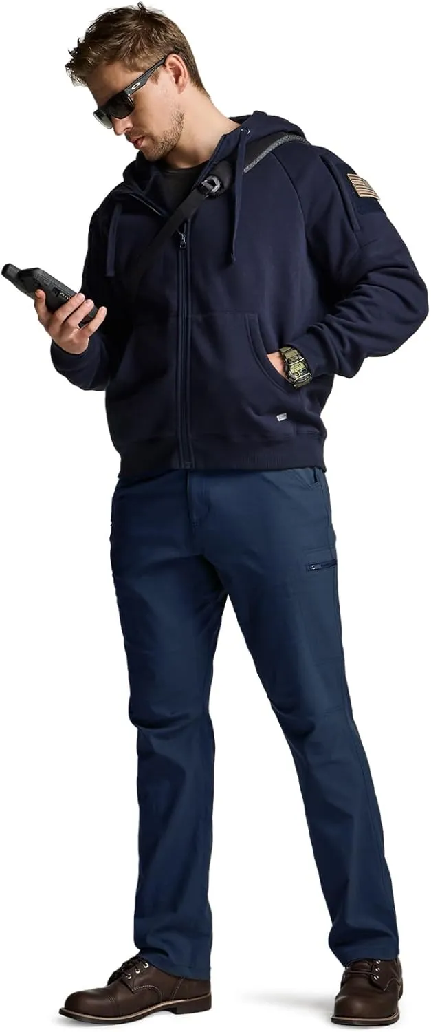 CQR Men's Vent Stretch Pants, Quick Dry Lightweight Casual Cargo Pants, Water Resistant Straight-Fit Utility Work Pants