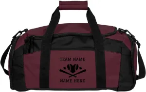 Create a Custom Softball Duffel Bag: Gym Duffel Bag