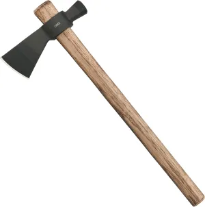 CRKT Chogan Hammer T-Hawk: Outdoor Camping Axe with Hammer Poll, Forged Carbon Steel Head, Tennessee Hickory Wooden Handle 2724