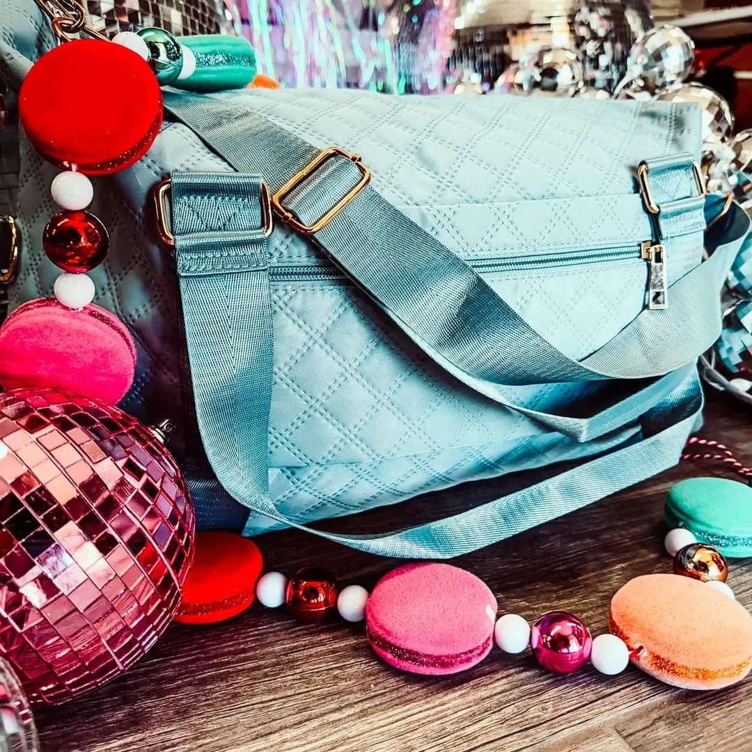 CROSS STITCH DUFFLE BAGS