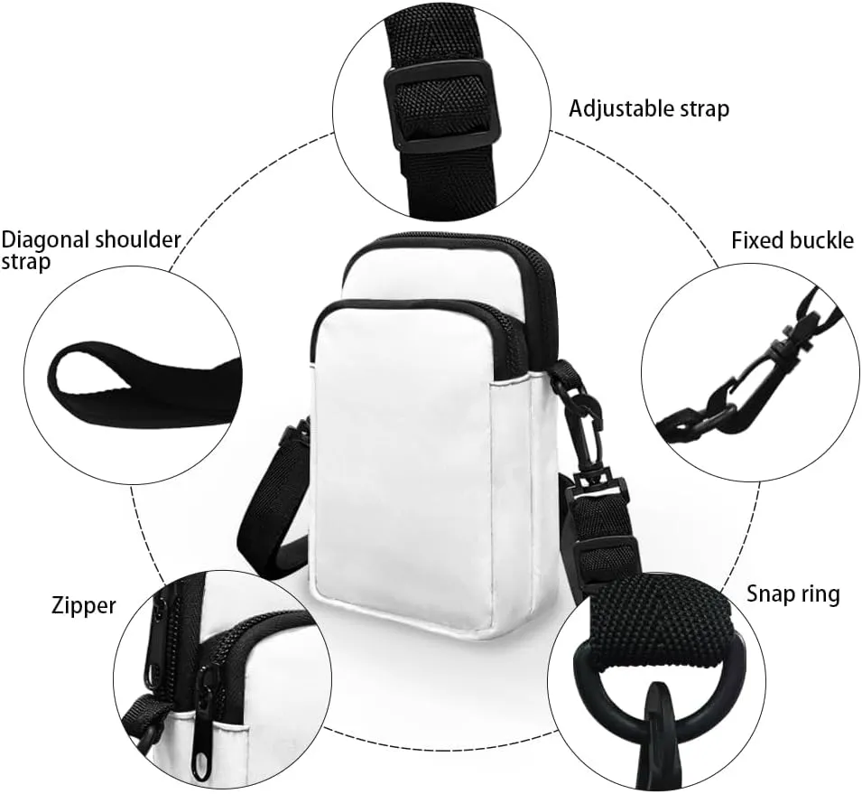 Crossbody Bag Crossbody Purses for Women Shoulder Bags with Strap Casual Polyester Shoulder Bag