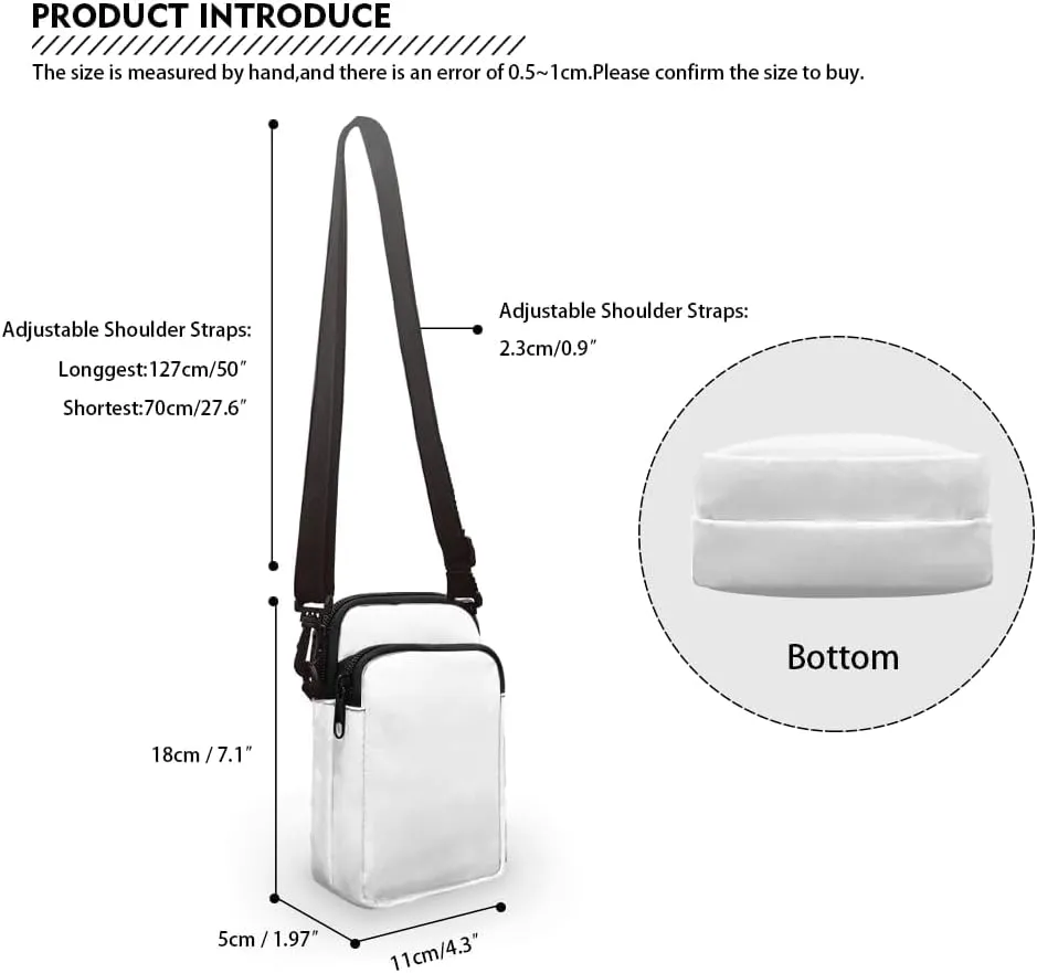 Crossbody Bag Crossbody Purses for Women Shoulder Bags with Strap Casual Polyester Shoulder Bag