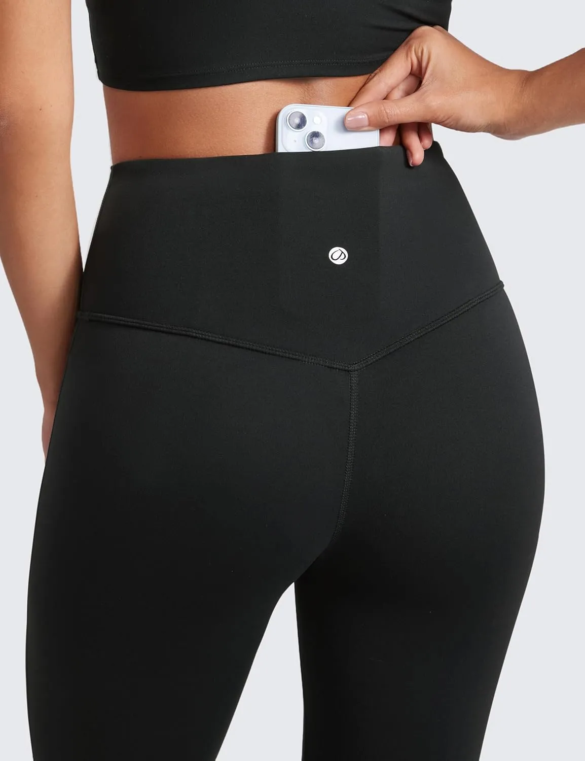 CRZ YOGA Womens Butterluxe High Waist Flare Pants 29" / 30.5" / 32" / 33.5" - Yoga Bootcut Wide Leg with Pocket Lounge