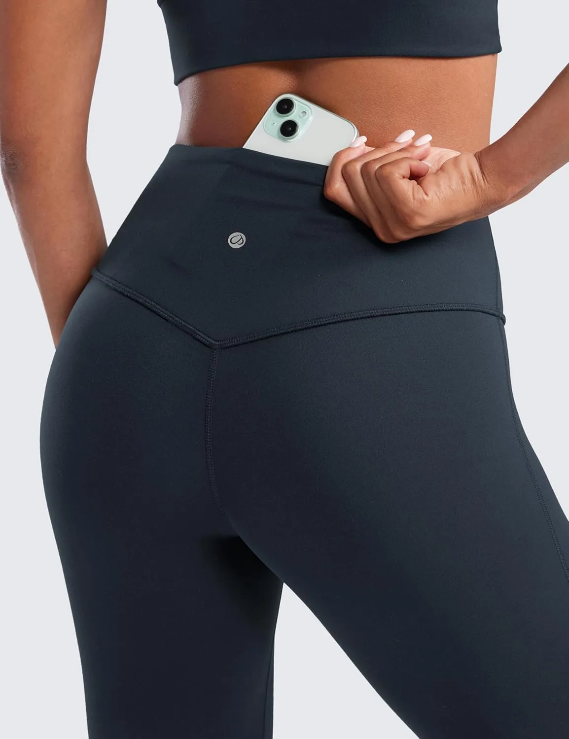 CRZ YOGA Womens Butterluxe High Waist Flare Pants 29" / 30.5" / 32" / 33.5" - Yoga Bootcut Wide Leg with Pocket Lounge