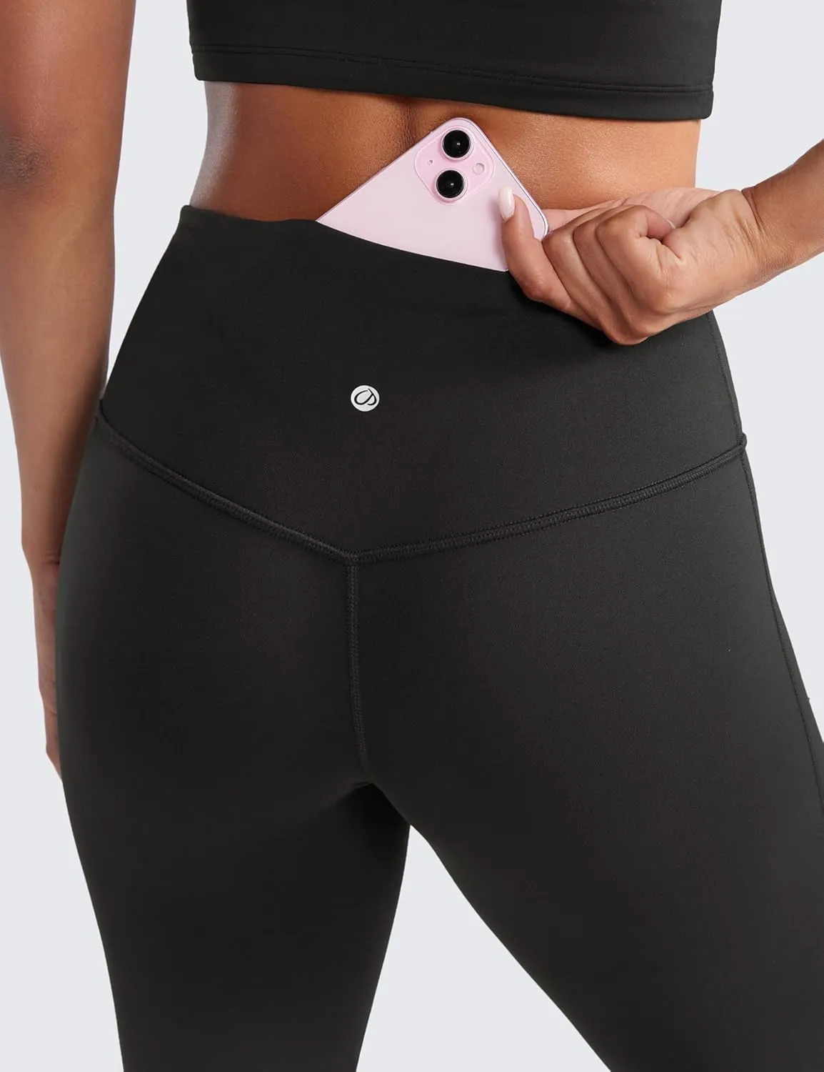 CRZ YOGA Womens Butterluxe High Waist Flare Pants 29" / 30.5" / 32" / 33.5" - Yoga Bootcut Wide Leg with Pocket Lounge