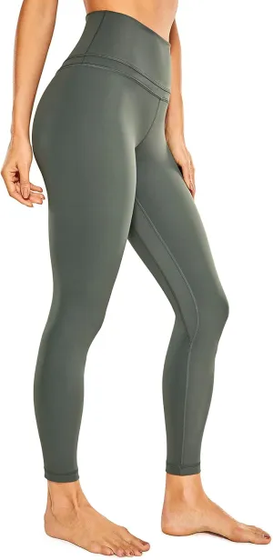 CRZ YOGA Womens Naked Feeling Workout 7/8 Yoga Leggings - 25 Inches High Waist Tight Pants