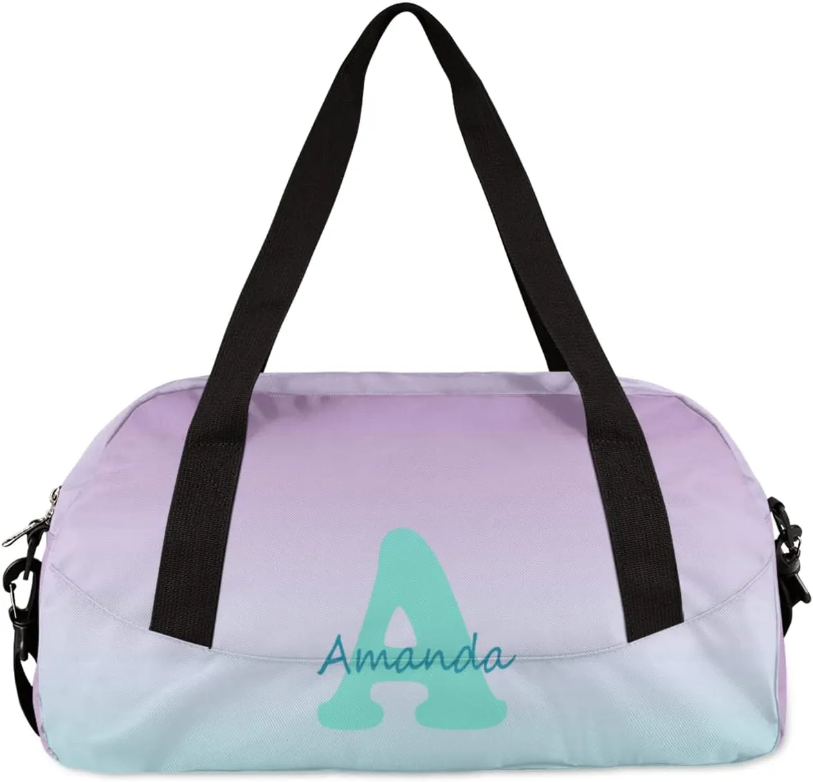 Custom Kids Duffel Overnight Bag Personalized Your Name or Text Kids Duffel Bag for Girls Boys Customized Kids Gifts