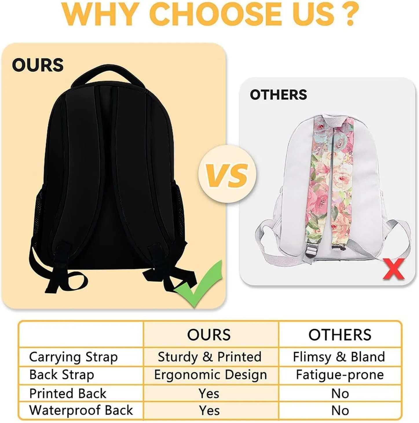 Custom School Backpack for Kids - 16 Inch Cute Backpack for Guinea Pig Lovers - Black Lightweight Durable Bookbag for Girls