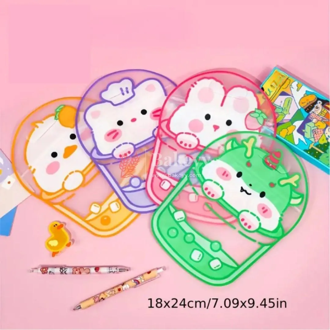 Cute Animal Design Zip Lock Bags| 4 in 1 Design |Stain-Resistant, Water-Resistant | Pack of 50