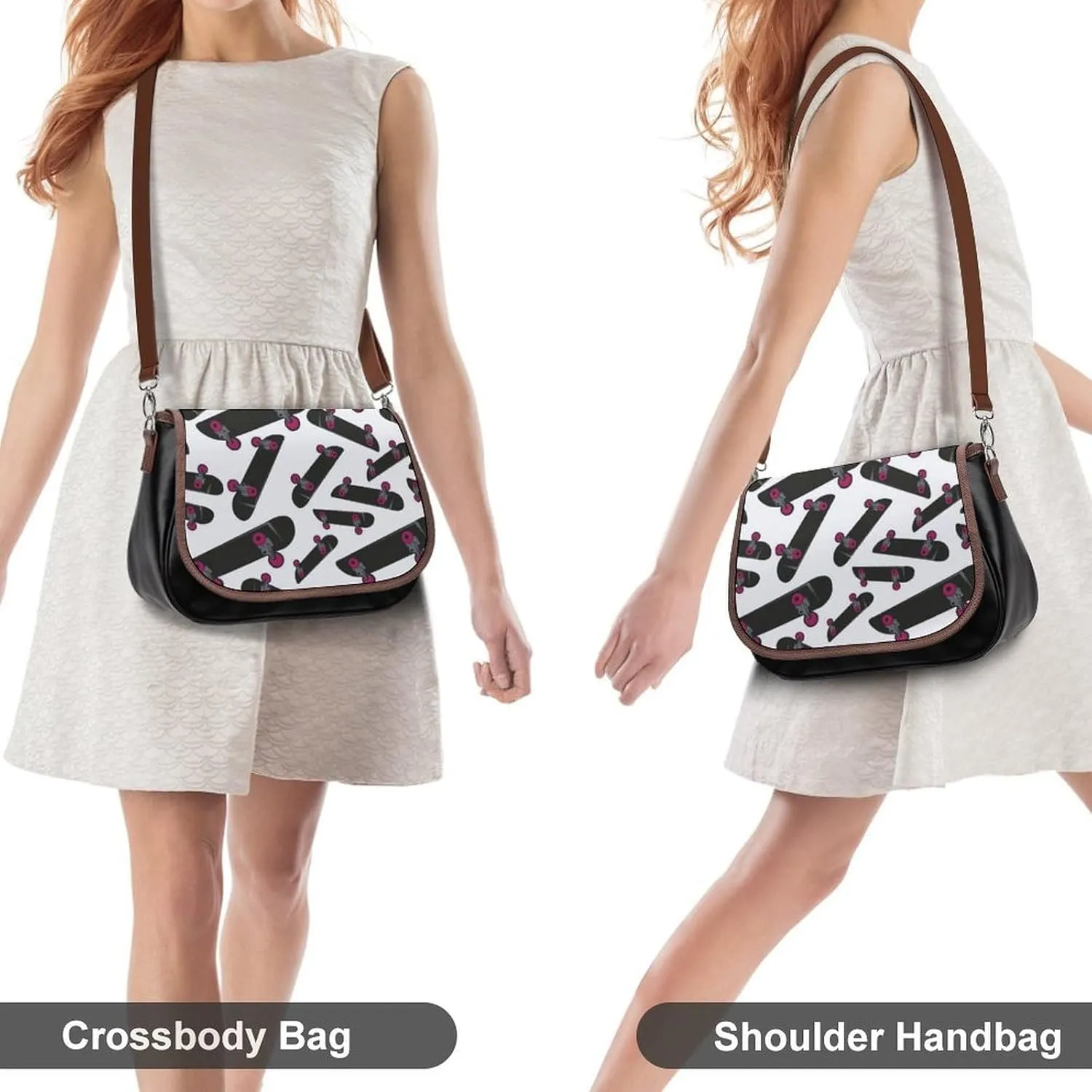 Cute AutismAwareness Fashionable And Durable Portable Leather Shoulder Bag
