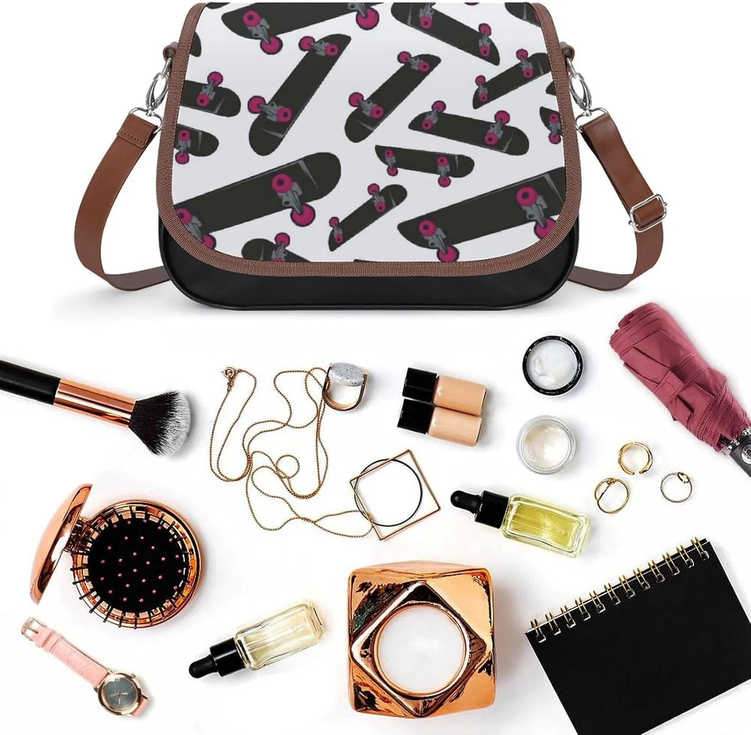 Cute AutismAwareness Fashionable And Durable Portable Leather Shoulder Bag
