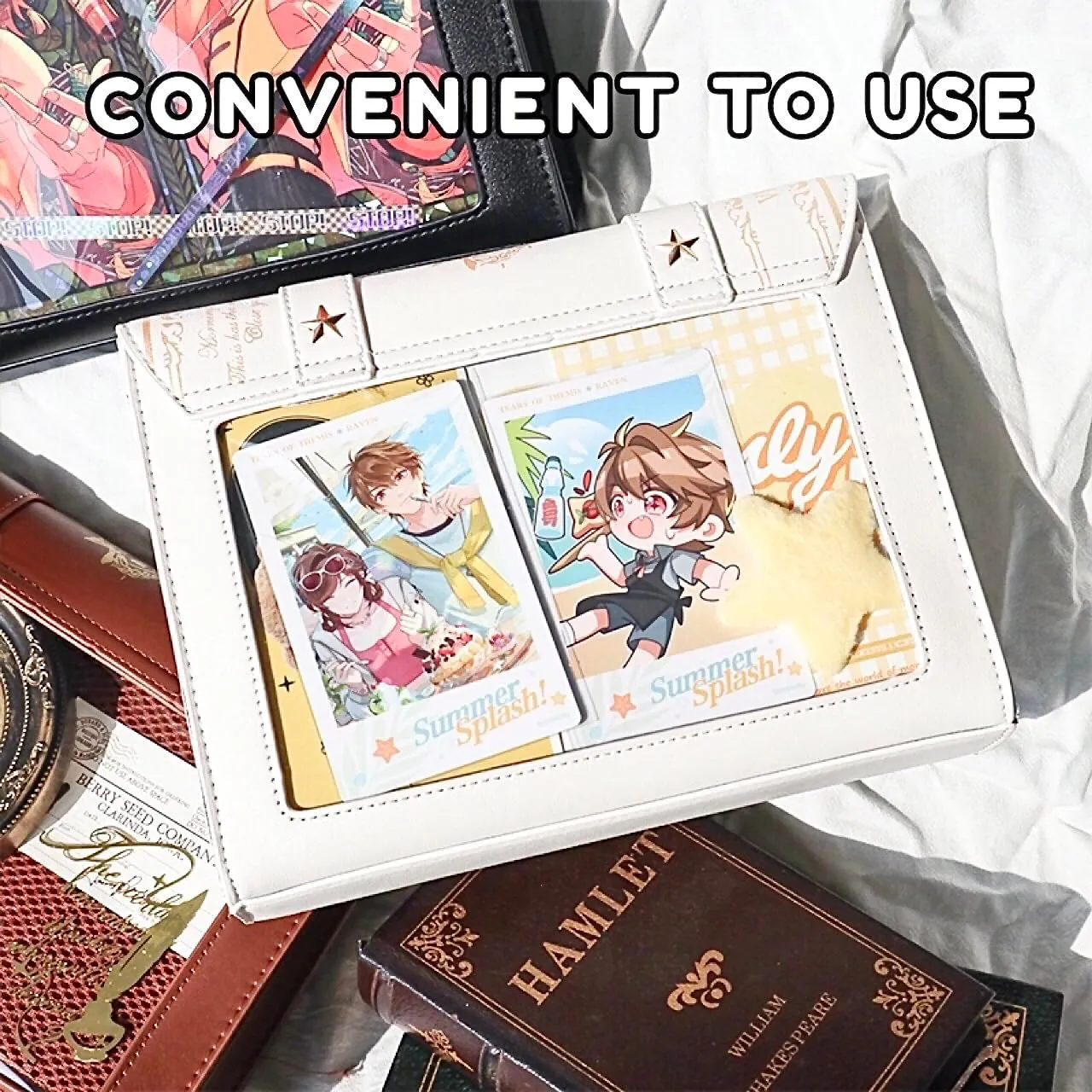 Cute Ita Bag Multi-Purpose Crossbody Bag Messenger Bag Shoulder Tote Bag Purse Kawaii Anime Pin Display Bag for Cosplay
