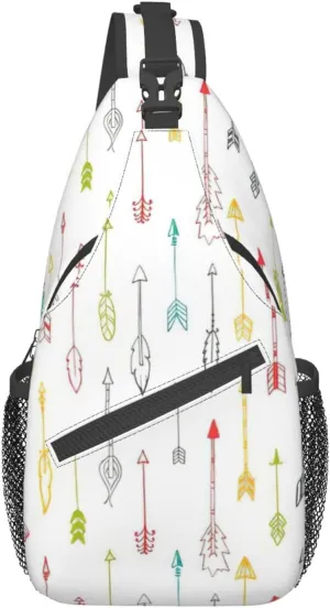 Dachshund Dog Crossbody Sling Backpack Sling Bag Travel Hiking Chest Bag Daypack For Women Men