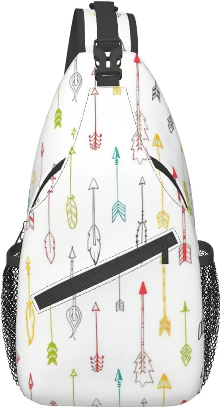 Dachshund Dog Crossbody Sling Backpack Sling Bag Travel Hiking Chest Bag Daypack For Women Men