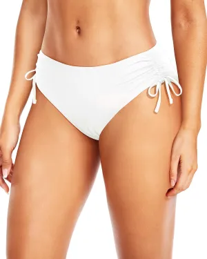 Daci Women Mid Waist Bikini Bottoms - Full Coverage Swim Bathing Suit Bottom Side Tied Swimsuit Bottoms