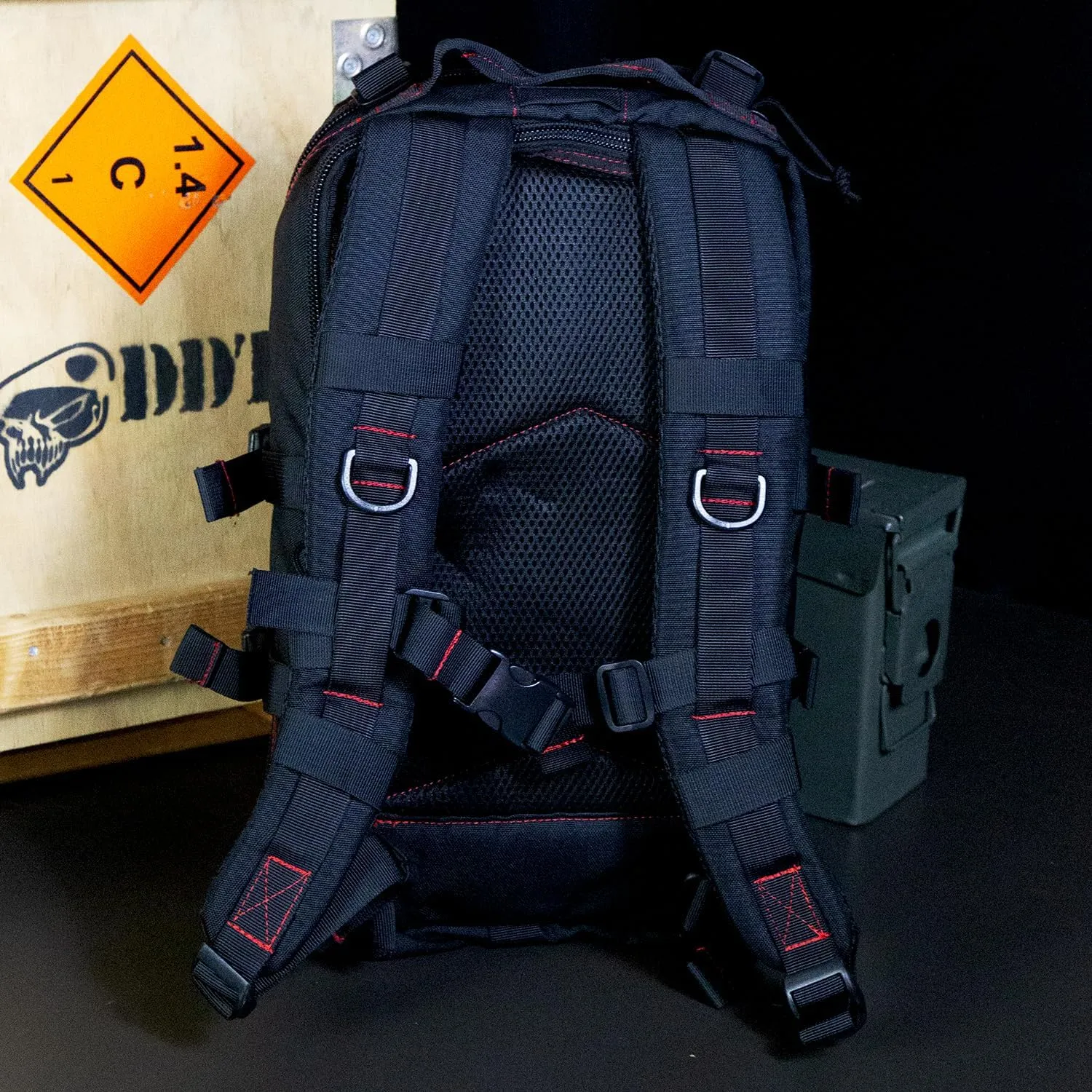 DDT Death Dealer Tactical Anti-Venom 24 Hour Assault EDC Backpack, Color Bloodline