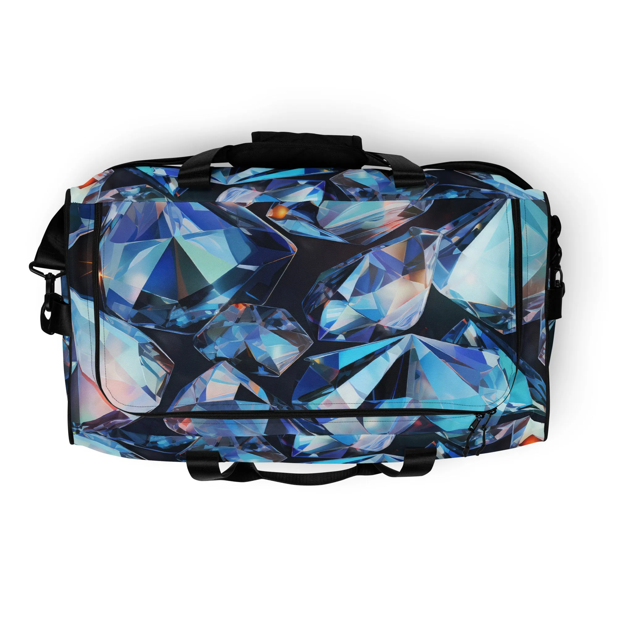 Diamond Printed Duffle Bag