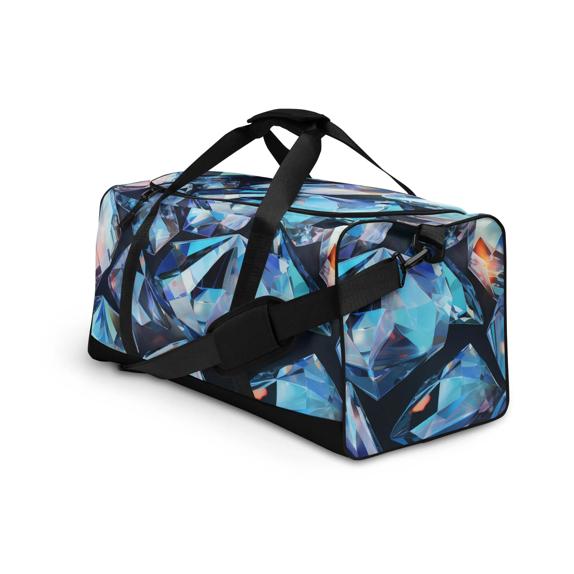 Diamond Printed Duffle Bag
