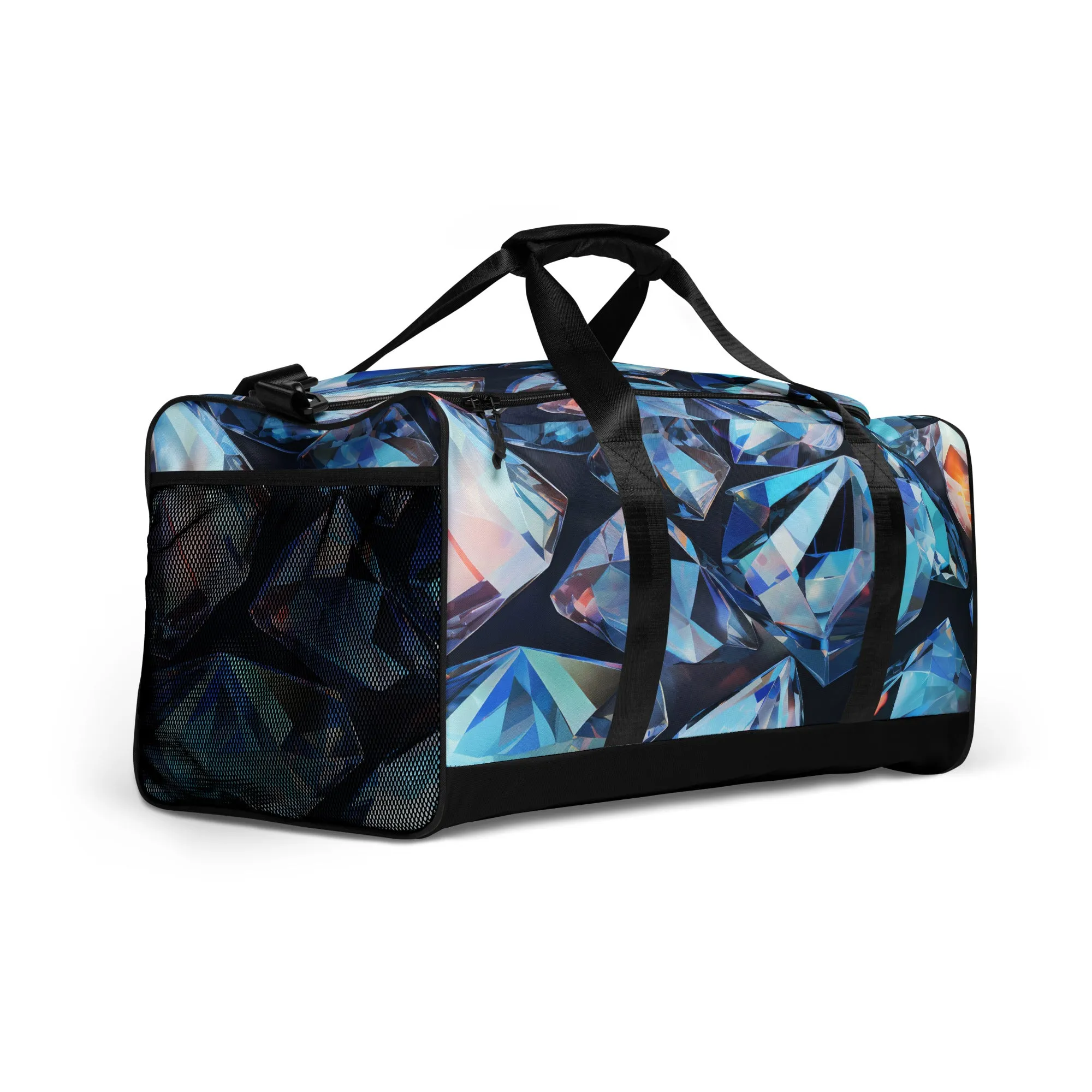 Diamond Printed Duffle Bag