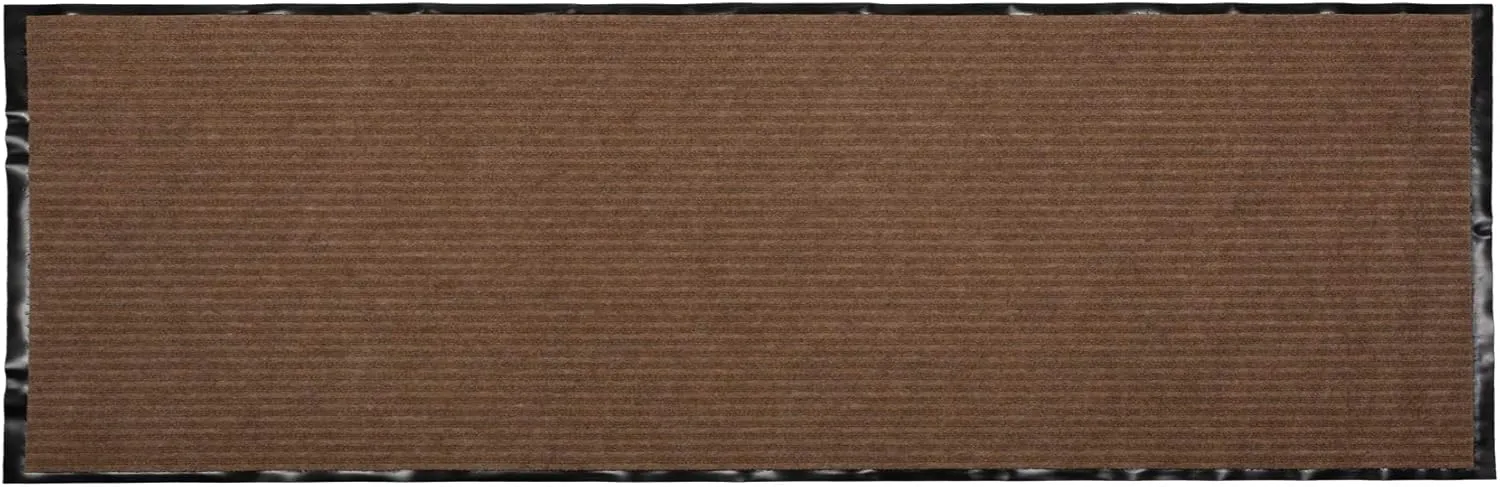 DII Durable Walk Off Utility Indoor/Outdoor Runner, 22x60, Brown