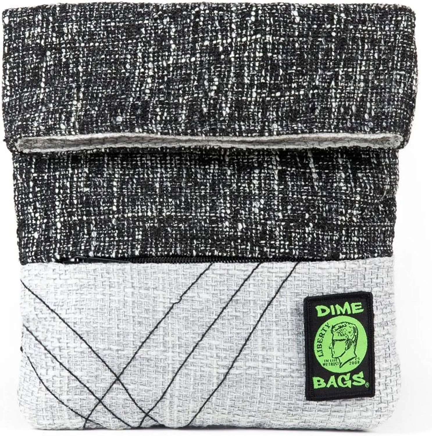 DIME BAGS Large Multi-Purpose Bag | Cross Body Hemp Purse with Adjustable Strap & Included