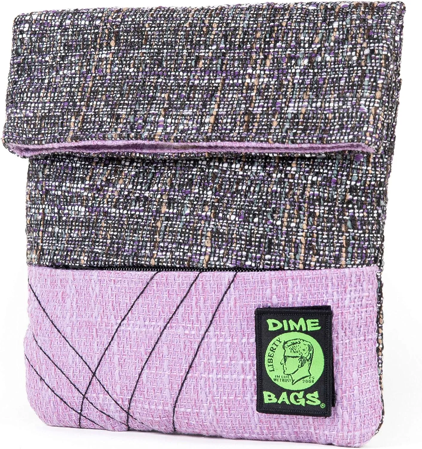 DIME BAGS Large Multi-Purpose Bag | Cross Body Hemp Purse with Adjustable Strap & Included