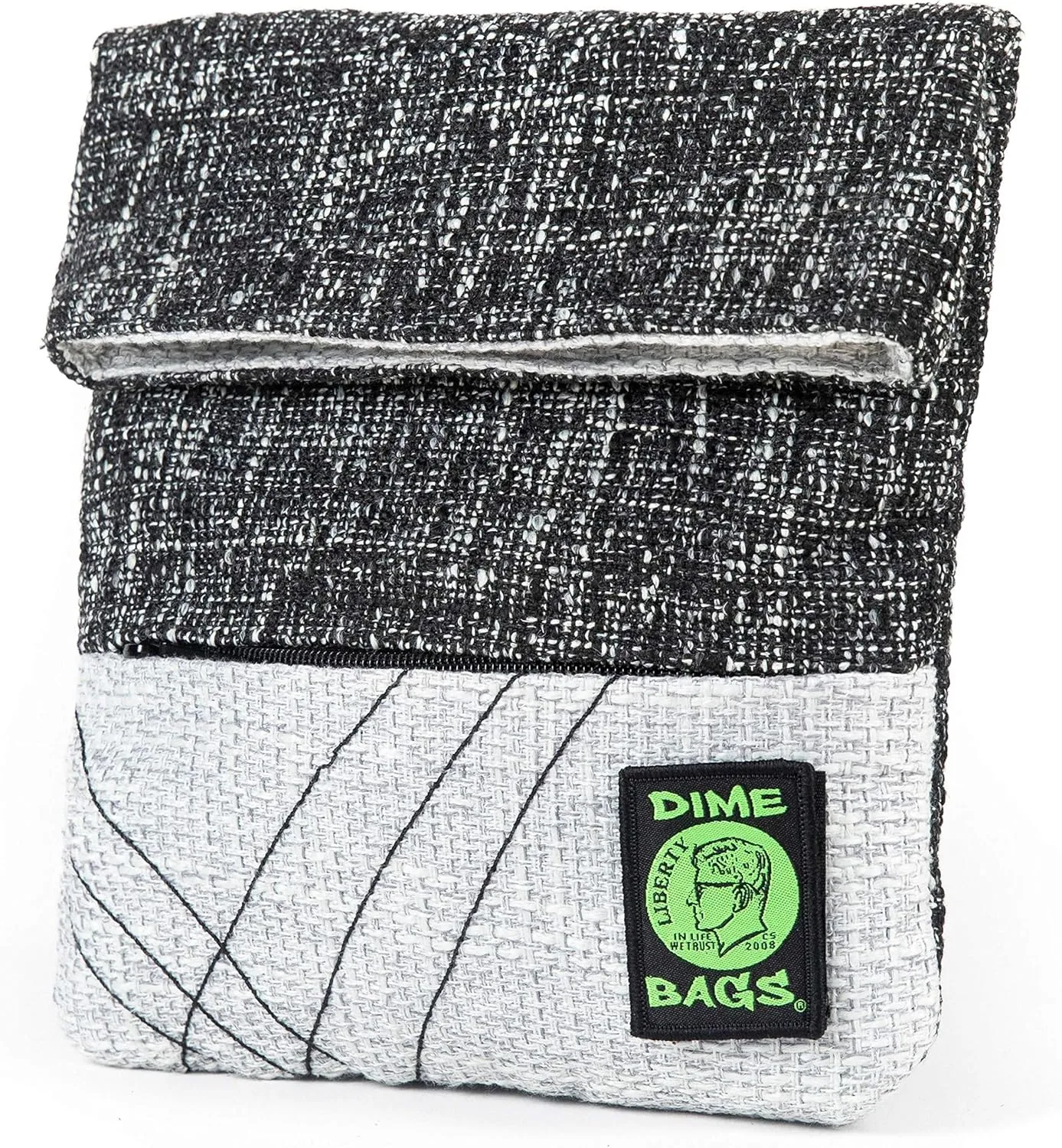 DIME BAGS Large Multi-Purpose Bag | Cross Body Hemp Purse with Adjustable Strap & Included